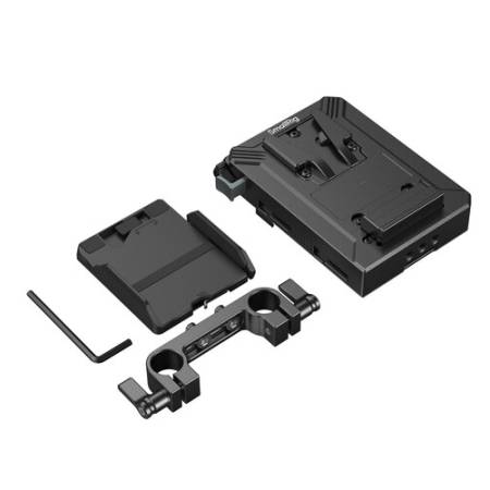 SmallRig 5226 -zestaw z mocowaniem na pręty do montażu akumulatora V-Mount - zawartość zestawi